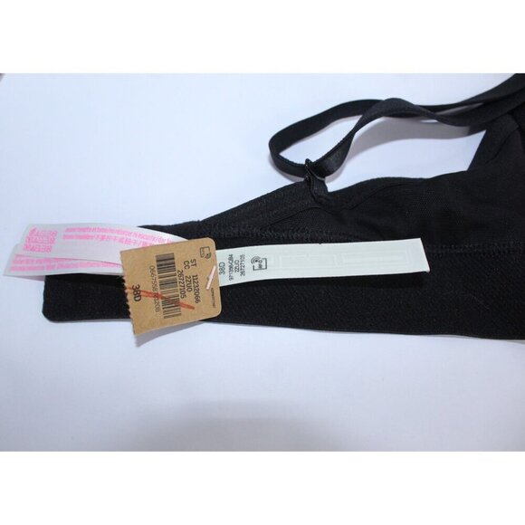 Pink By Victoria's Secret 38 D Black Solid Push Up Lightly Padded Unwired NWT - Picture 10 of 15